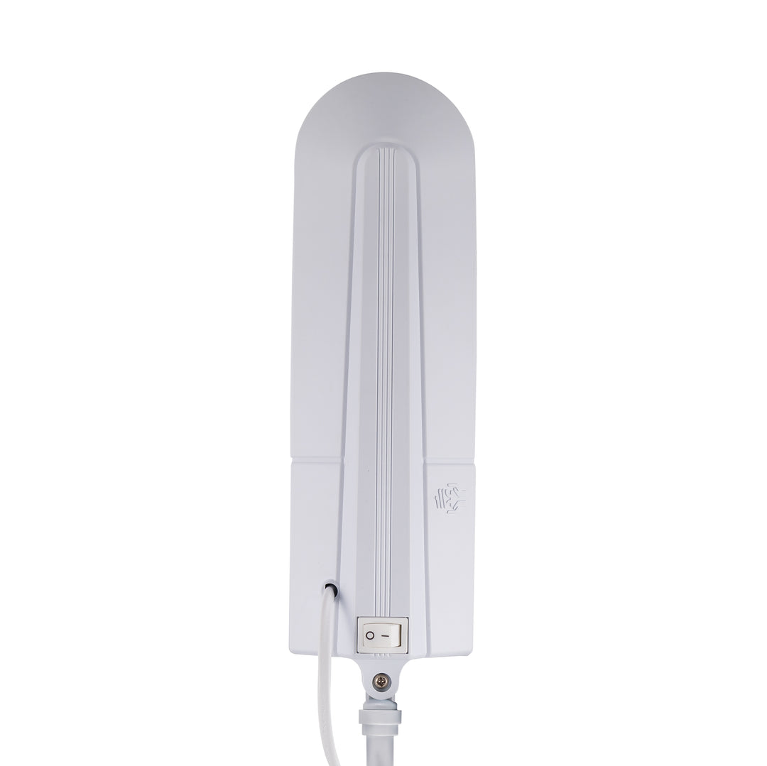 Top of the Derma UVB by Care Lamps shade showing the on and off switch