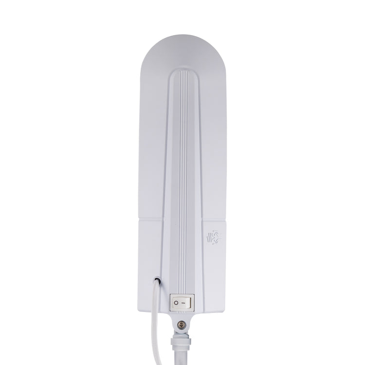 Top of the Derma UVB by Care Lamps shade showing the on and off switch